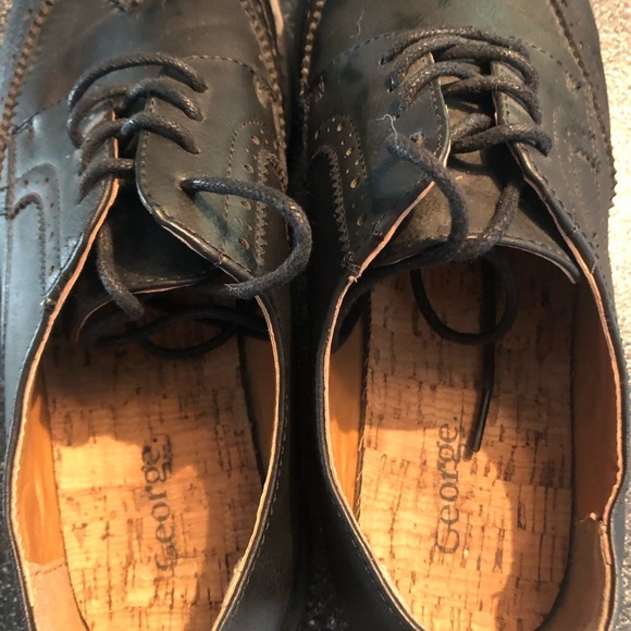 Men’s Oxford’s lace size 8  Dress Shoe black - Picture 14 of 15